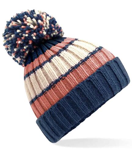 Beechfield Hygge Striped Beanie - MMSN - ONE